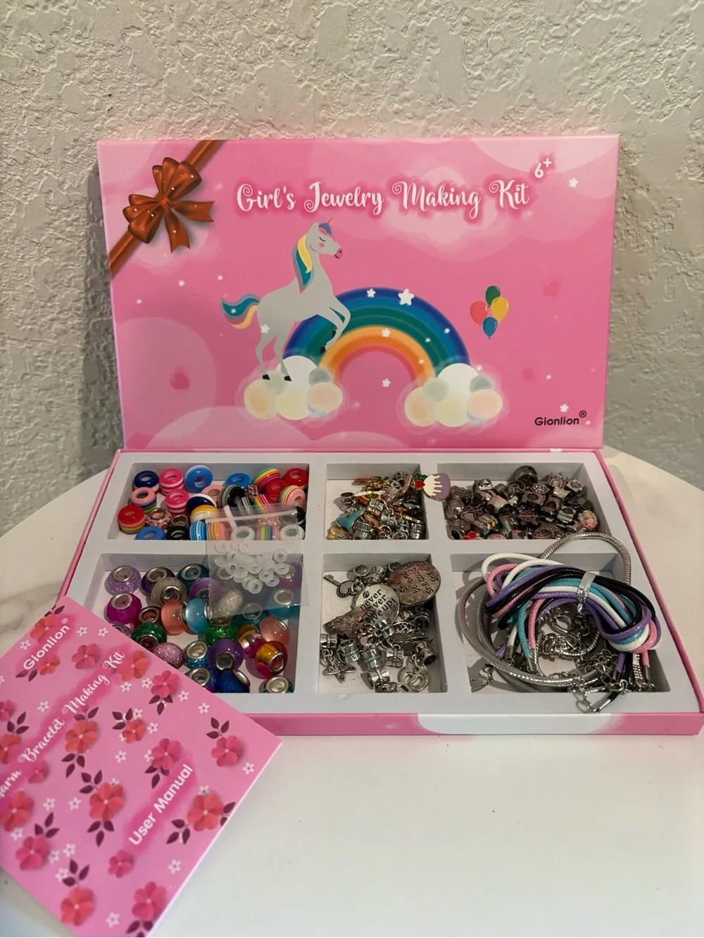 Pink Girls' Jewelry Making Kit NWT